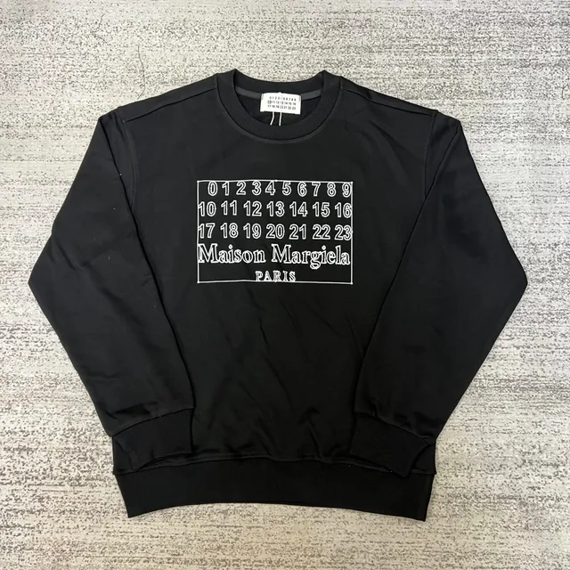 Maison Margiela Crewneck Sweatshirt Numbers Logo