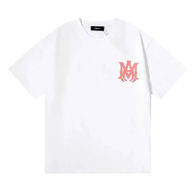 Amiri Logo T-Shirt Coral Logo