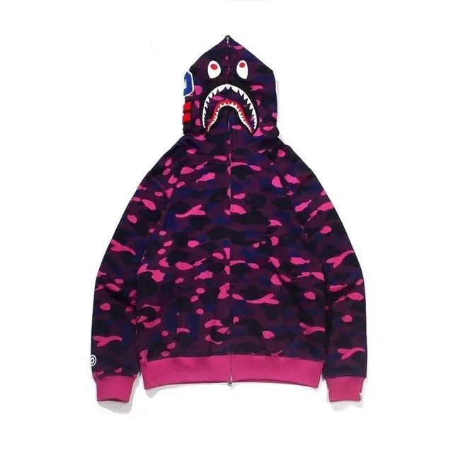 BAPE Shark Hoodie Camouflage