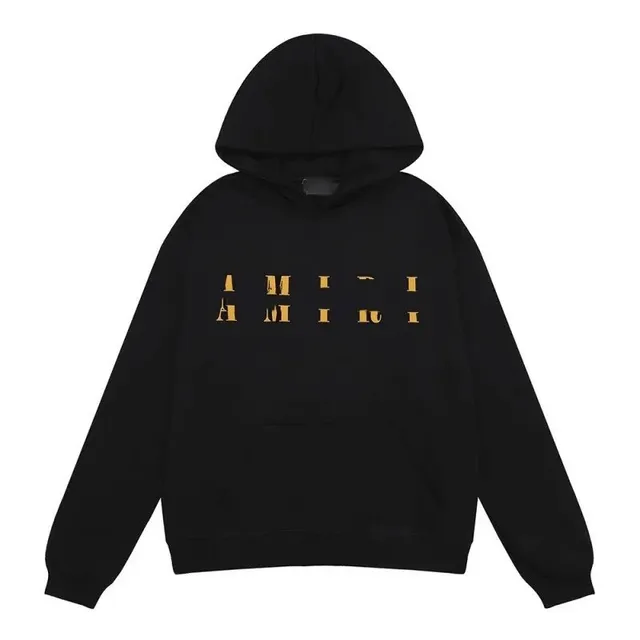 Amiri Hoodie Gold Logo