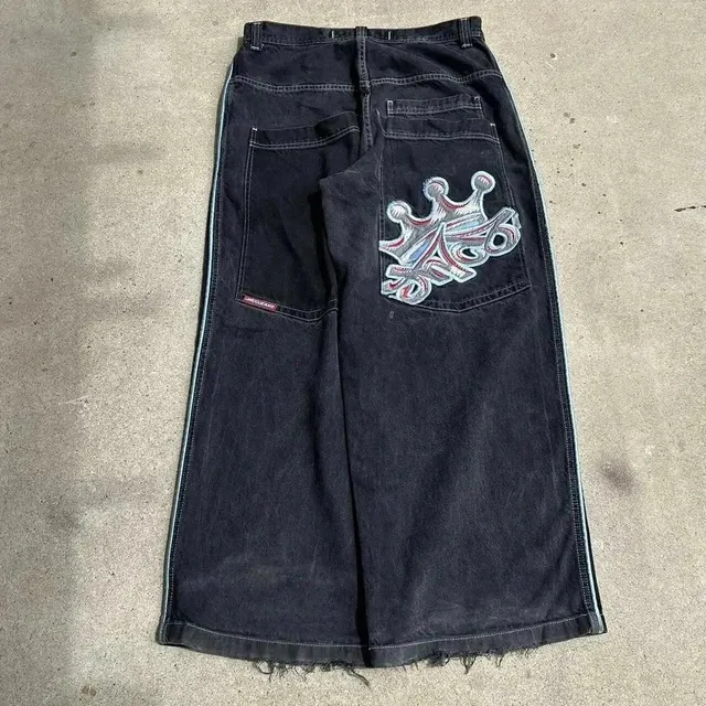 JNCO Box Logo Jeans Crown Embroidery