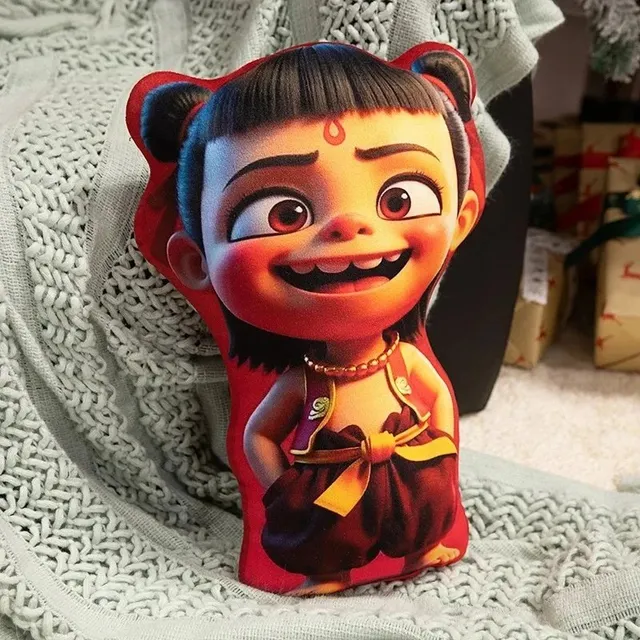 Pop Mart Nezha Character Pillow Animated Film Inspired