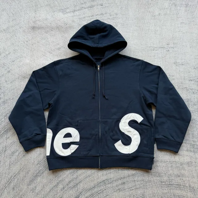 Supreme Zip-Up Hooded Sweatshirt Box Logo