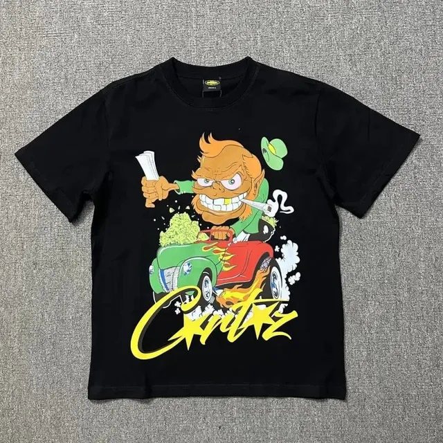 Corteiz Graphic Tee Cortez Cartoon Print