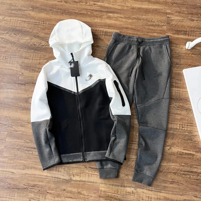 Nike Tech Fleece Hoodie and Joggers Colorblock