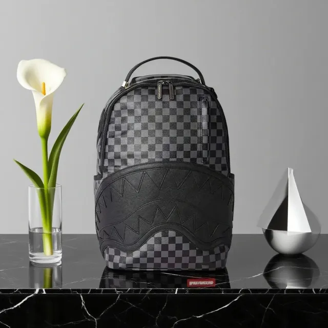 Sprayground Shark Backpack Checkerboard