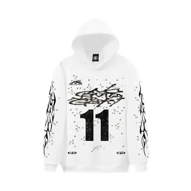 Hellstar Hoodie Graffiti Print