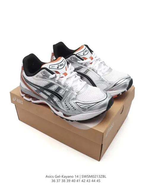 Asics Gel-Kayano 14 White/Silver/Orange