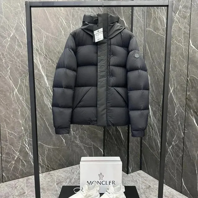 Moncler Puffer Jacket Logo Tape