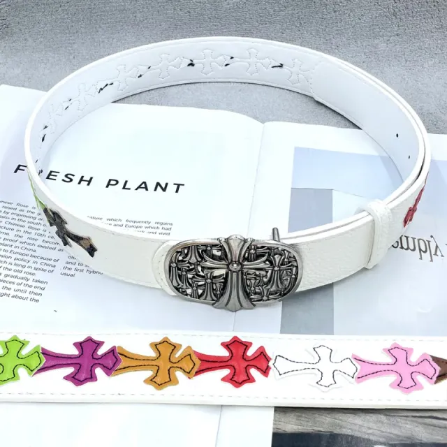 [15 colored crosses on white background, multiple crosses] belt