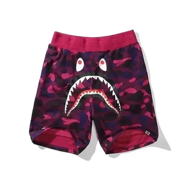 BAPE Shark Shorts Camouflage Shark Face