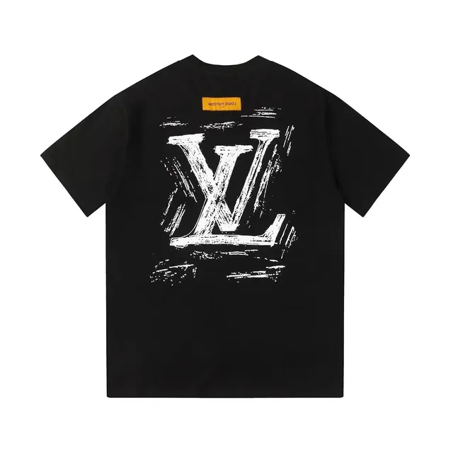 Louis Vuitton T-Shirt Brushstroke LV Print