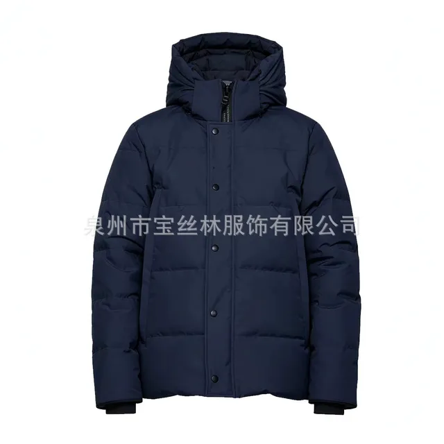Canada Goose Puffer Jacket Hooded Button-Front