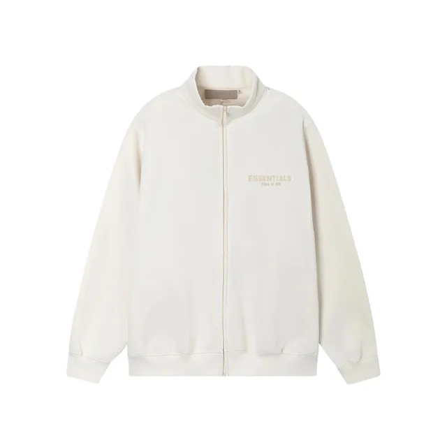 Fear of God Essentials Zip-Up Sweatshirt Essentials Logo
