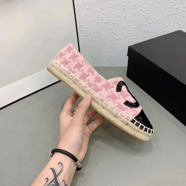 编织粉 漆皮黑