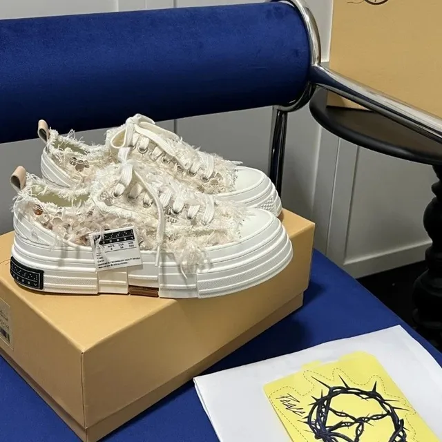 Balenciaga Triple S Distressed White