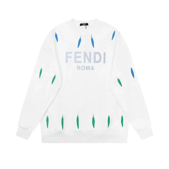 Fendi Sweatshirt Leaf Print