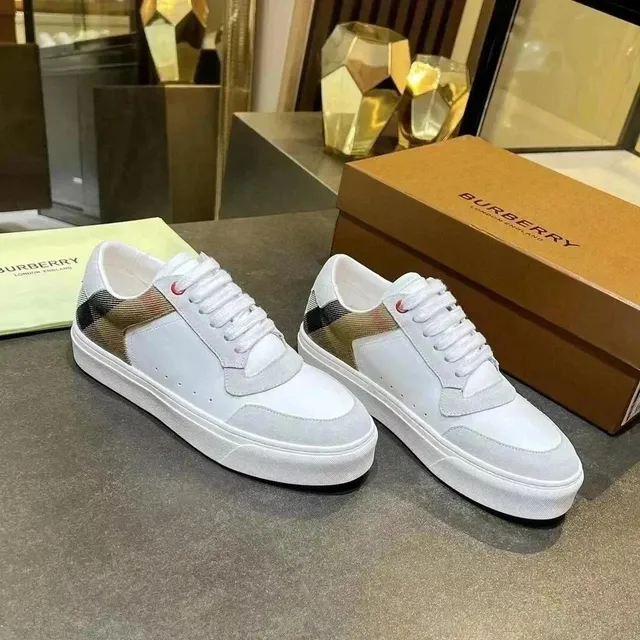 Burberry Low-Top Sneaker Checkered Panel