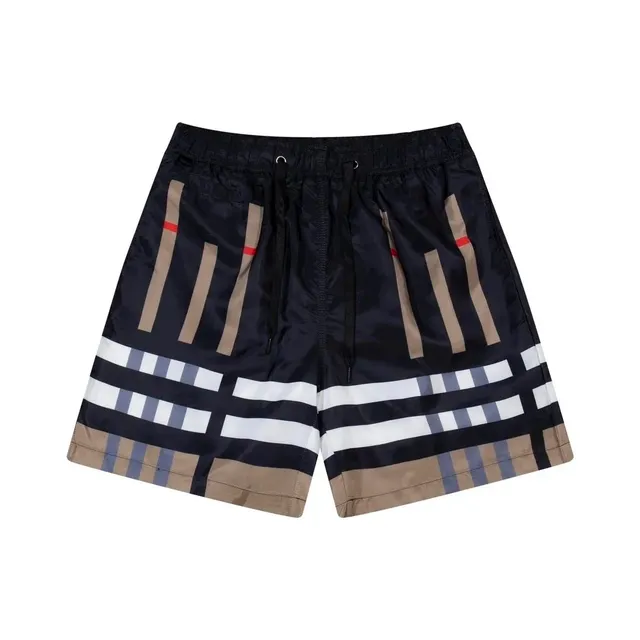 Burberry Check Stripe Shorts