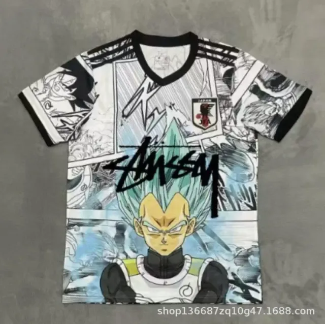 Stüssy V-Neck Tee Dragon Ball Z Graphic