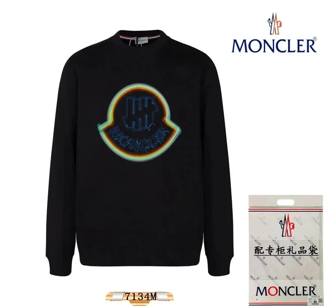 Moncler Crewneck Sweatshirt Holographic Logo