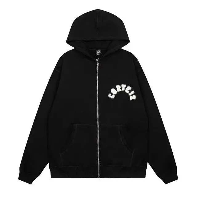 Zip-Up Hoodie Corteiz Arch Logo