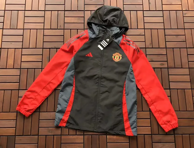 Adidas Manchester United Windbreaker Red/Black/Grey