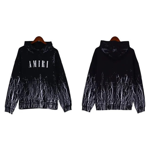 Amiri Hoodie Cracked Print