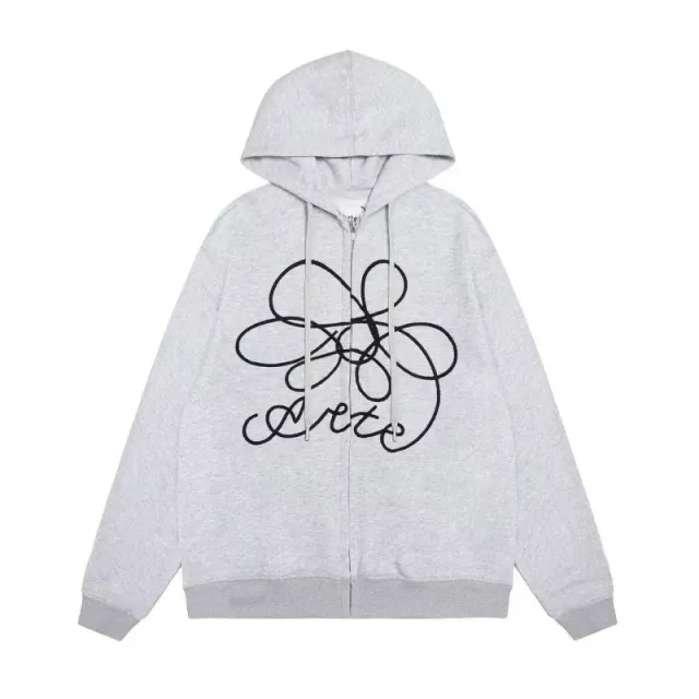 Fear of God Essentials Zip-Up Hoodie Abstract Logo
