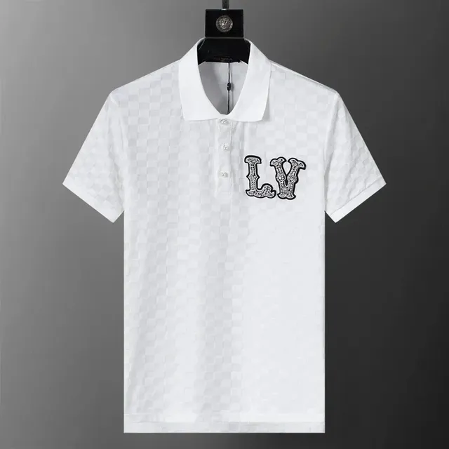Louis Vuitton Polo Shirt Checkerboard LV Logo