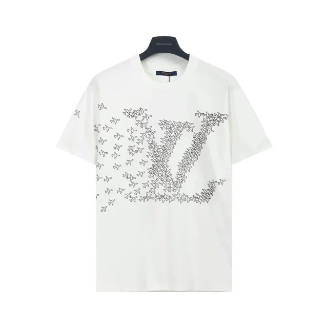 Louis Vuitton T-Shirt Airplane Monogram Print