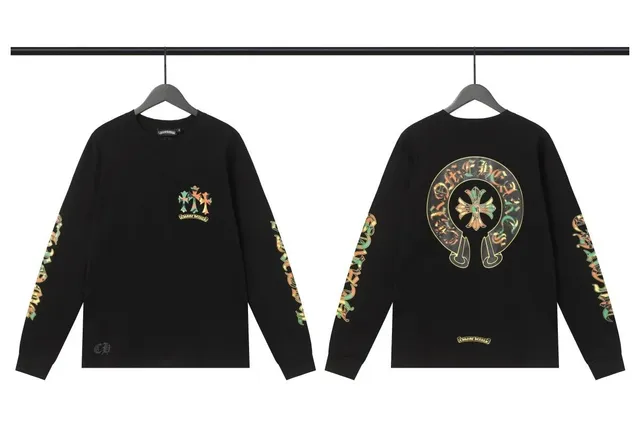 Chrome Hearts Long Sleeve Tee Cross Print