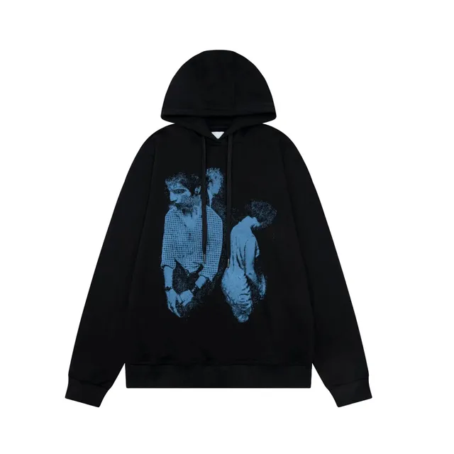 Gallery Dept. Hoodie Blue Graphic Print