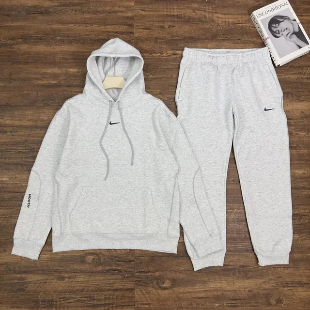 Nike Hoodie and Joggers Set Heather Grey