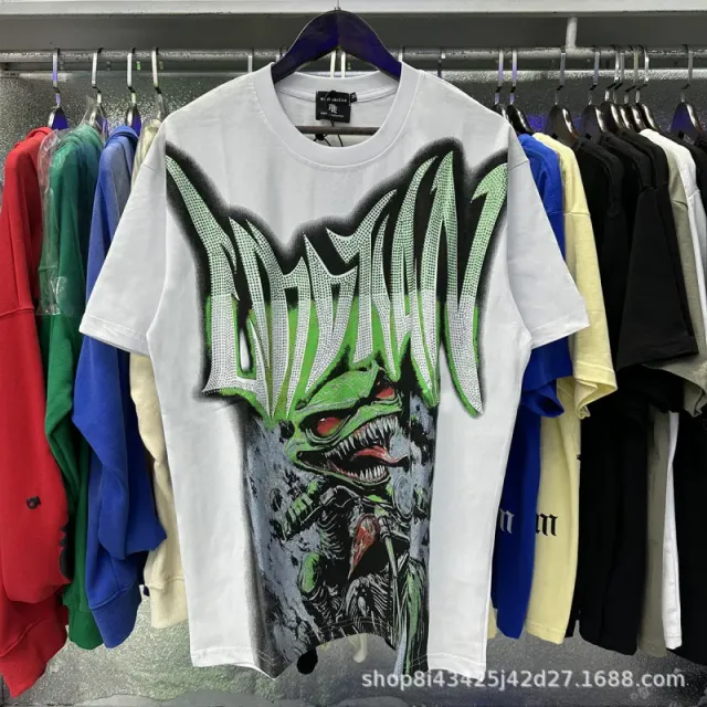Balenciaga Graphic T-Shirt Alien Monster Print