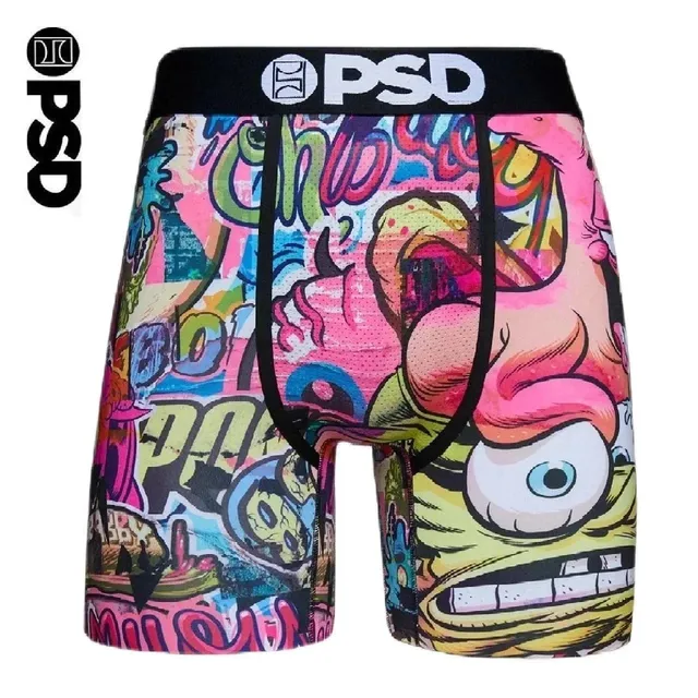 PSD Boxer Brief SpongeBob Graffiti Print