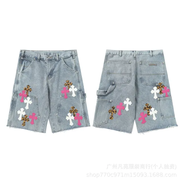 Chrome Hearts Cargo Shorts Cross Patch