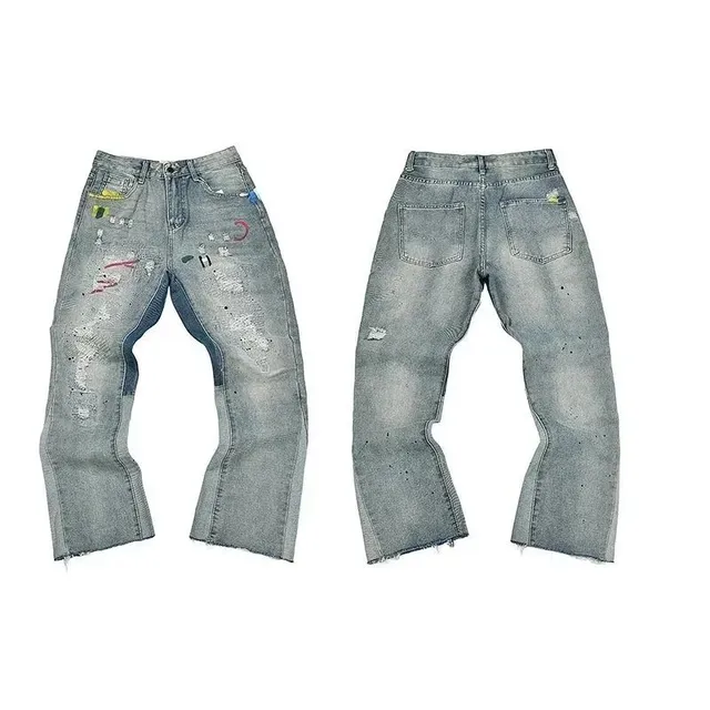 Levi's 501 Distressed Patchwork