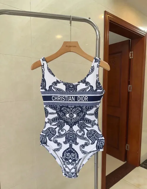 Dior Swimsuit Baroque Print