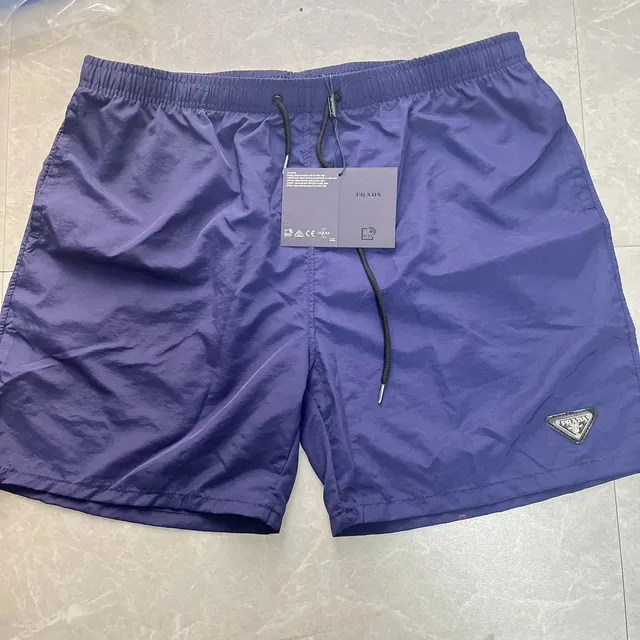 Prada Logo-Embroidered Shorts