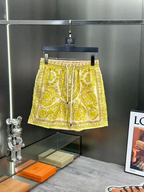 Versace Baroque Print Shorts Medusa Baroque