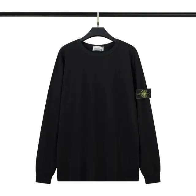 Stone Island Long-Sleeve T-Shirt Compass Patch