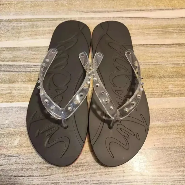 Christian Louboutin Flip-Flop Studded