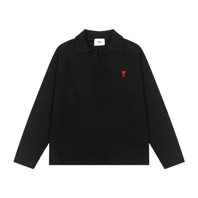 AMI Paris Polo Shirt Heart Logo