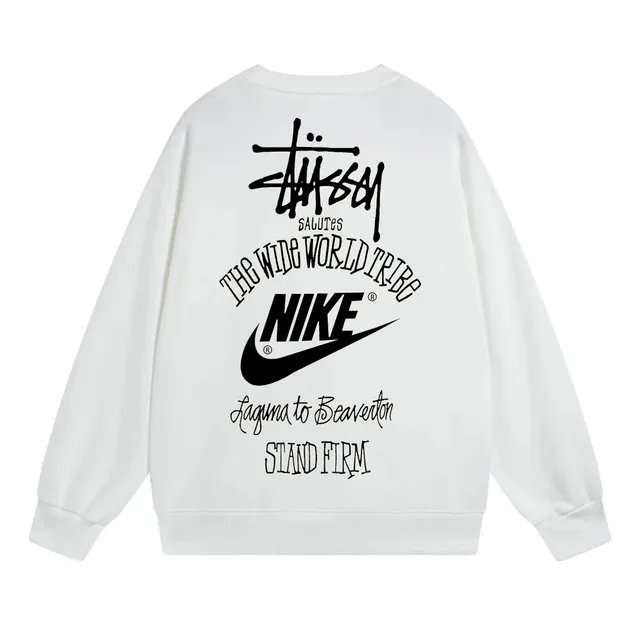 Stüssy × Nike Crewneck Sweatshirt Salutes The Wide World Tribe