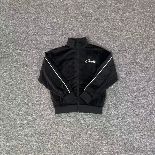 Corteiz Track Jacket Velvet Logo