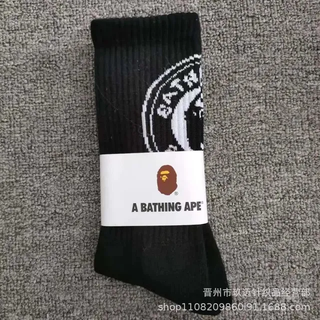 BAPE Crew Socks Ape Head Logo