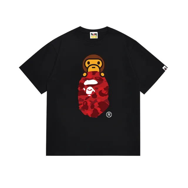 BAPE Ape Head Tee Red Camo Ape