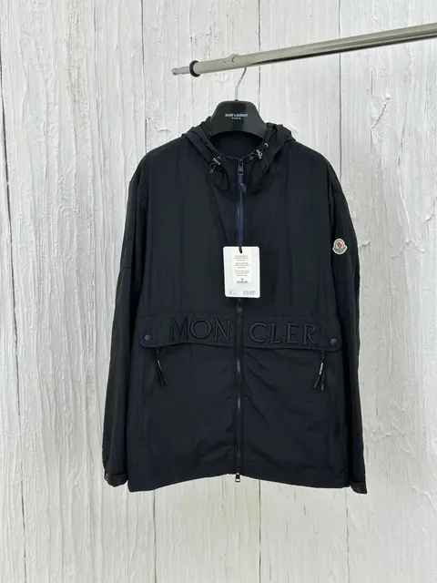 Moncler × Saint Laurent Windbreaker Jacket Embroidered Logo