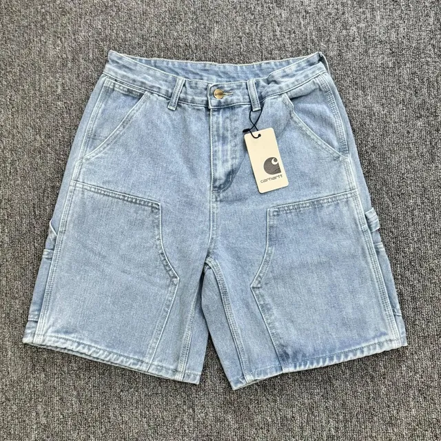 Carhartt Double Knee Shorts Light Wash
